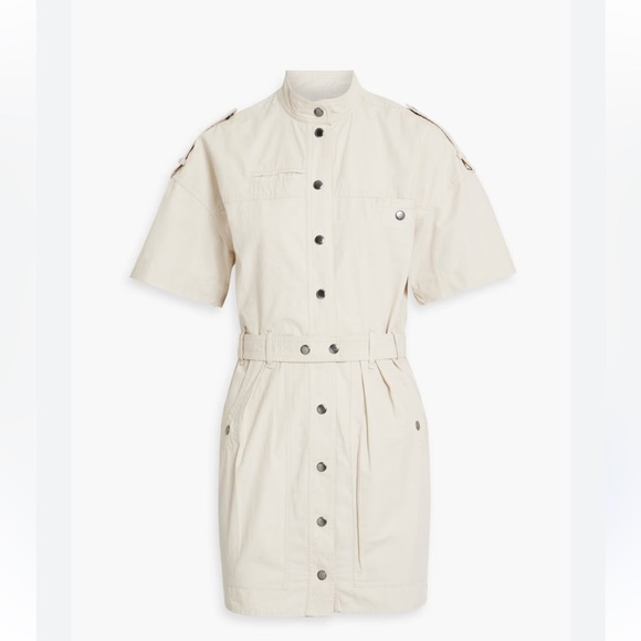 Isabel Marant Etoile Cotton Rodwell Safari Dress size 34 (2) - Picture 2 of 8